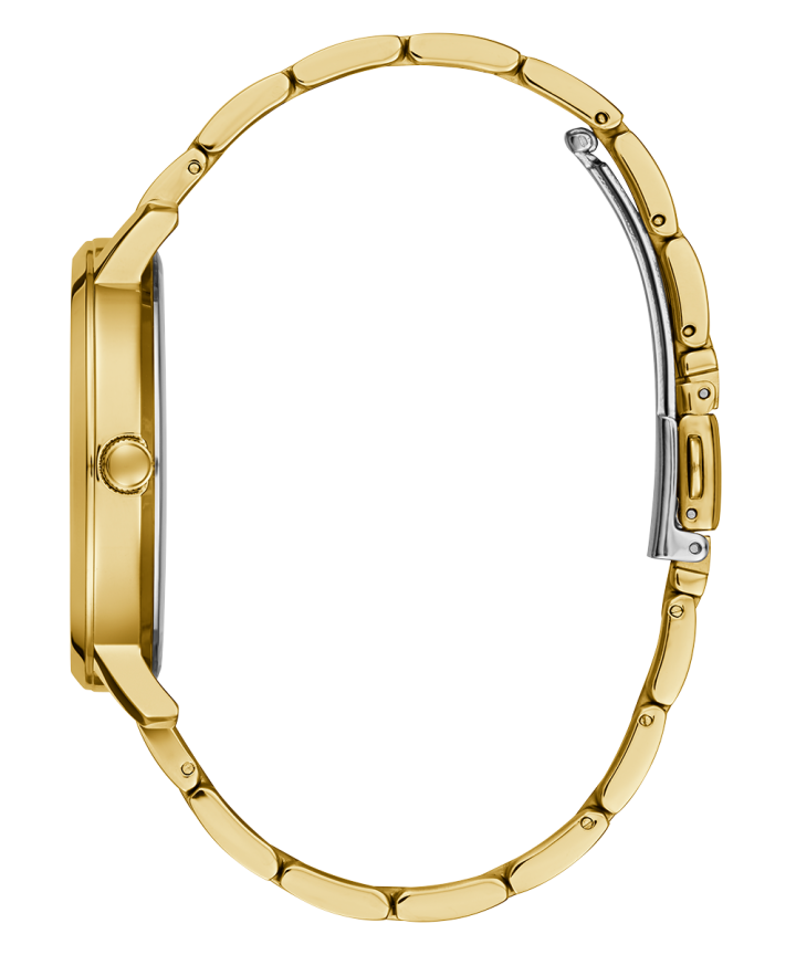 Gold Tone Case Gold Tone Stainless Steel Watch large