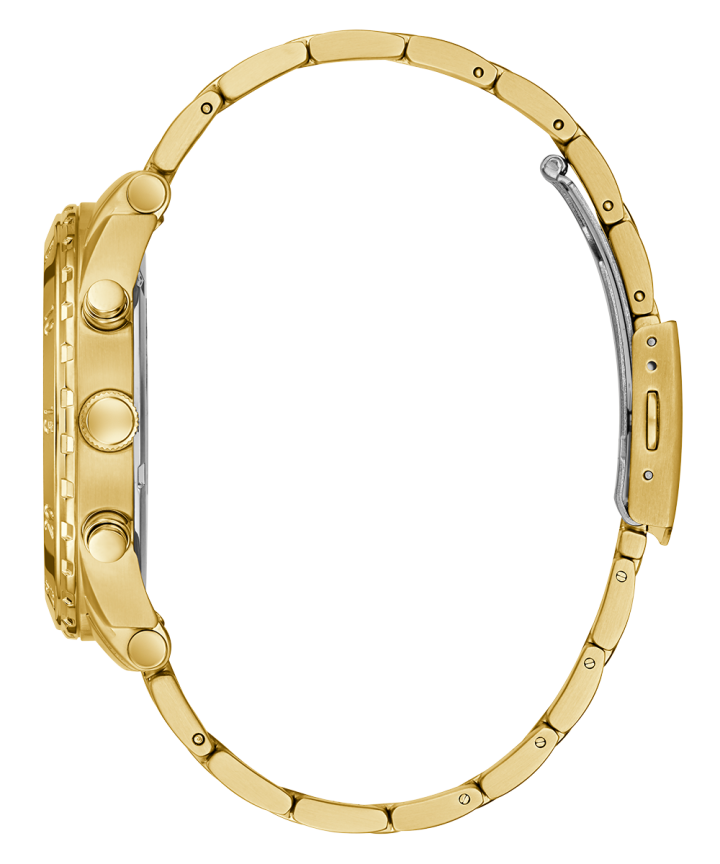 Gold Tone Case Gold Tone Stainless Steel Watch large