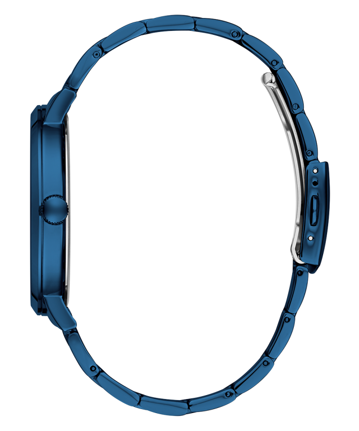 Blue Case Blue Stainless Steel Watch large