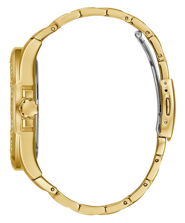 Gold Tone Case Gold Tone Stainless Steel Watch large