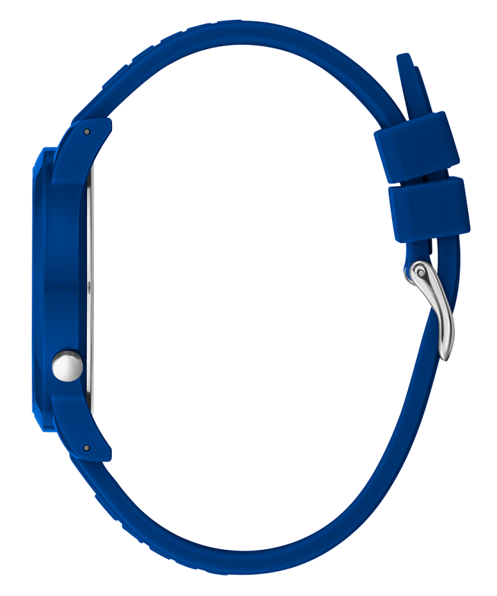 Blue Case Blue Silicone Watch large