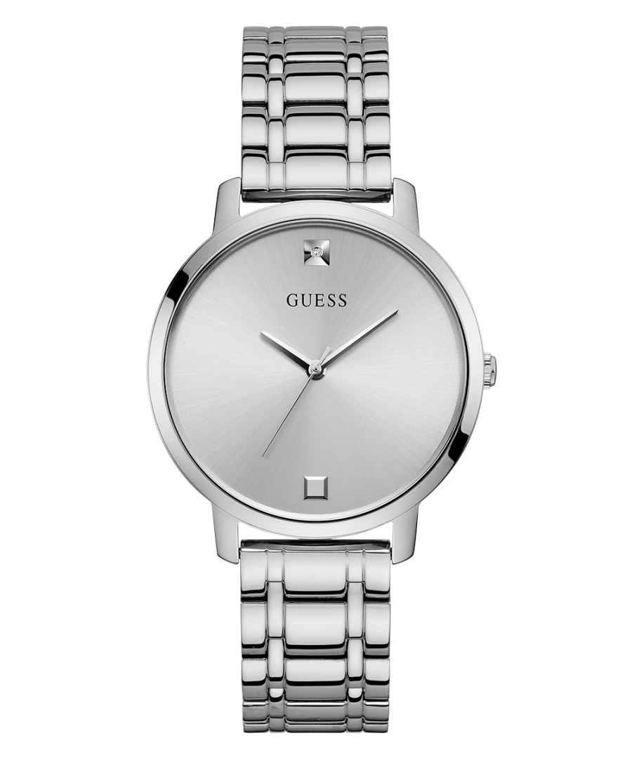 Silver Tone Case Silver Tone Stainless Steel Watch - GUESS Watches