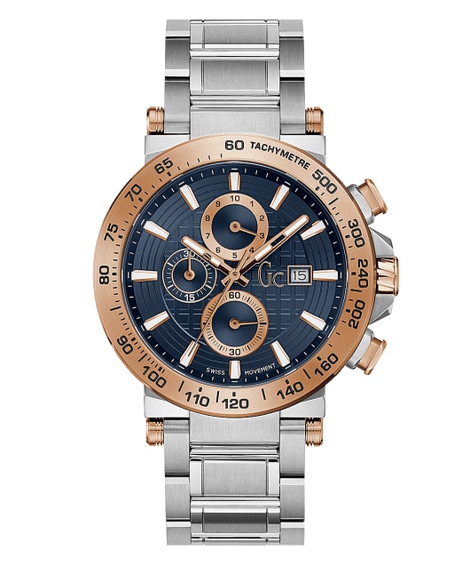 Gc Urbancode Silver Rose Gold Mens Watch Gc Watches
