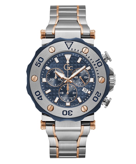 Gc Urbancode Silver Rose Gold Mens Watch Gc Watches
