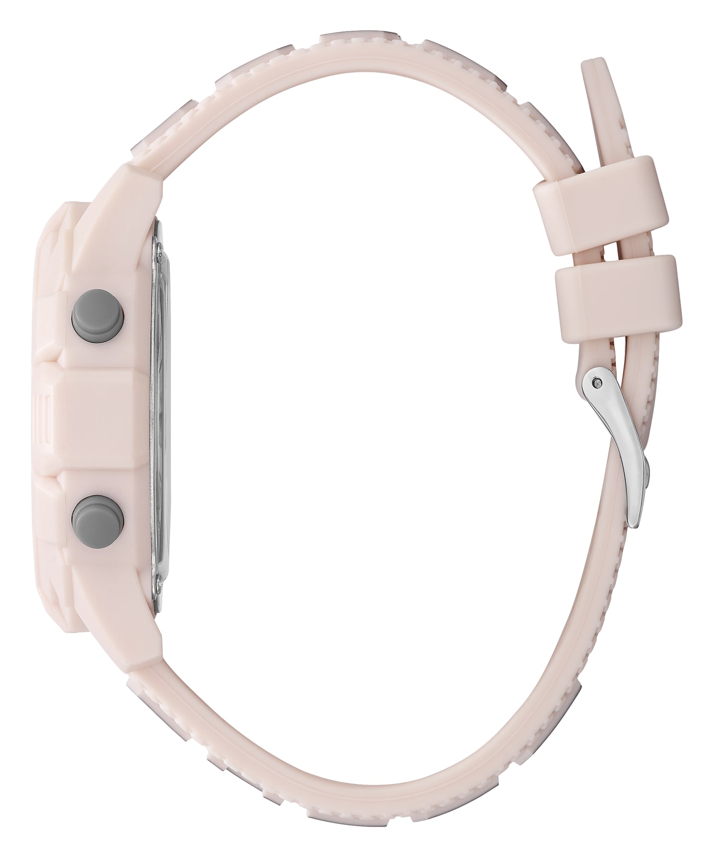 Ivory Tone Case Tan Silicone Watch large