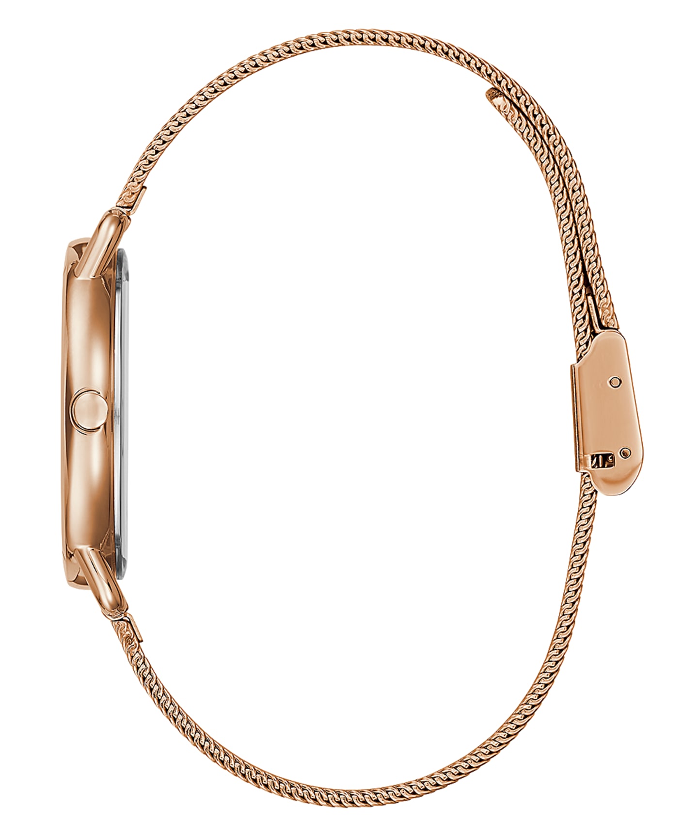 Rose Gold Tone Case Rose Gold Tone Stainless Steel/Mesh Watch large