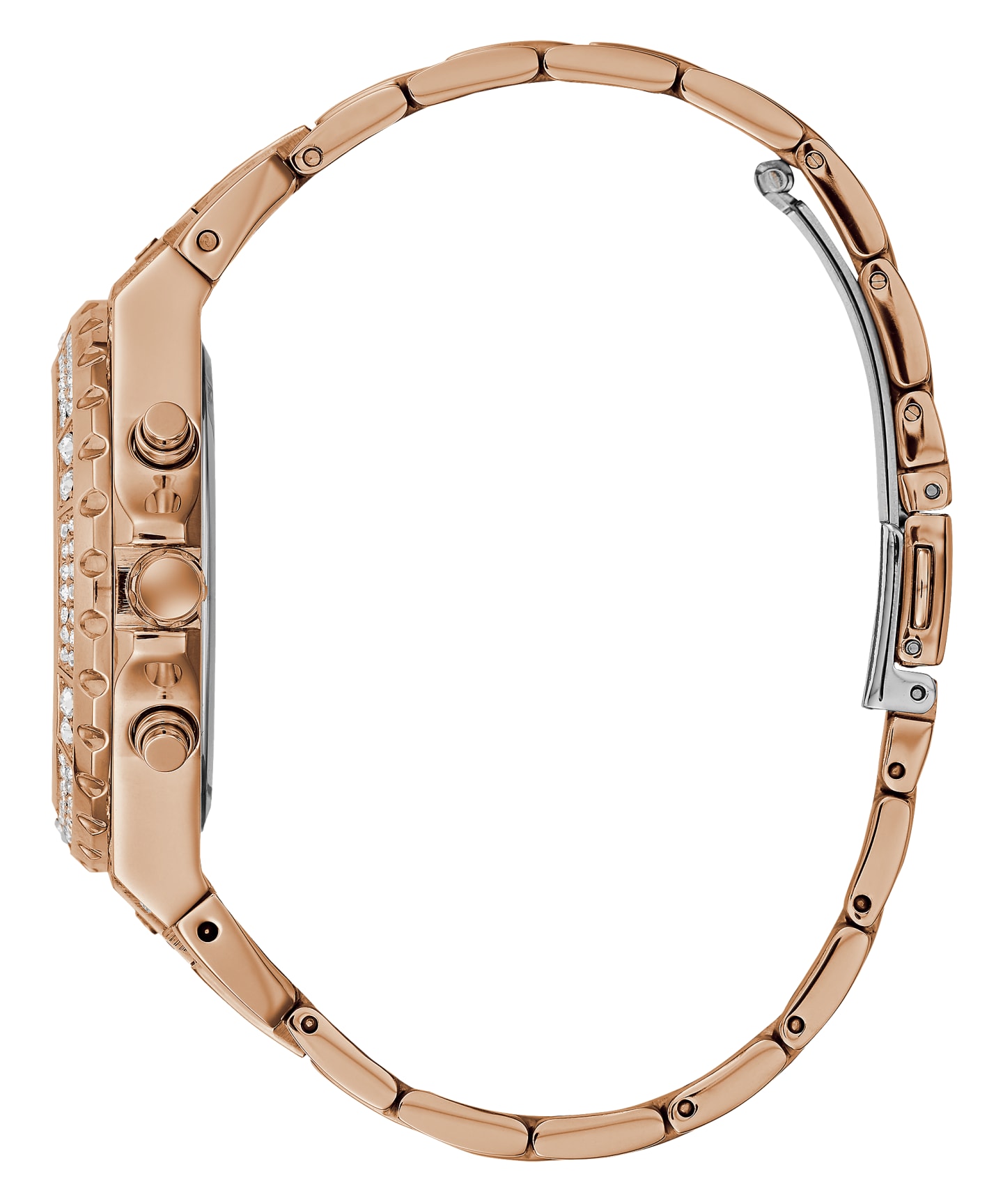 Rose Gold Tone Case Rose Gold Tone Stainless Steel Watch large