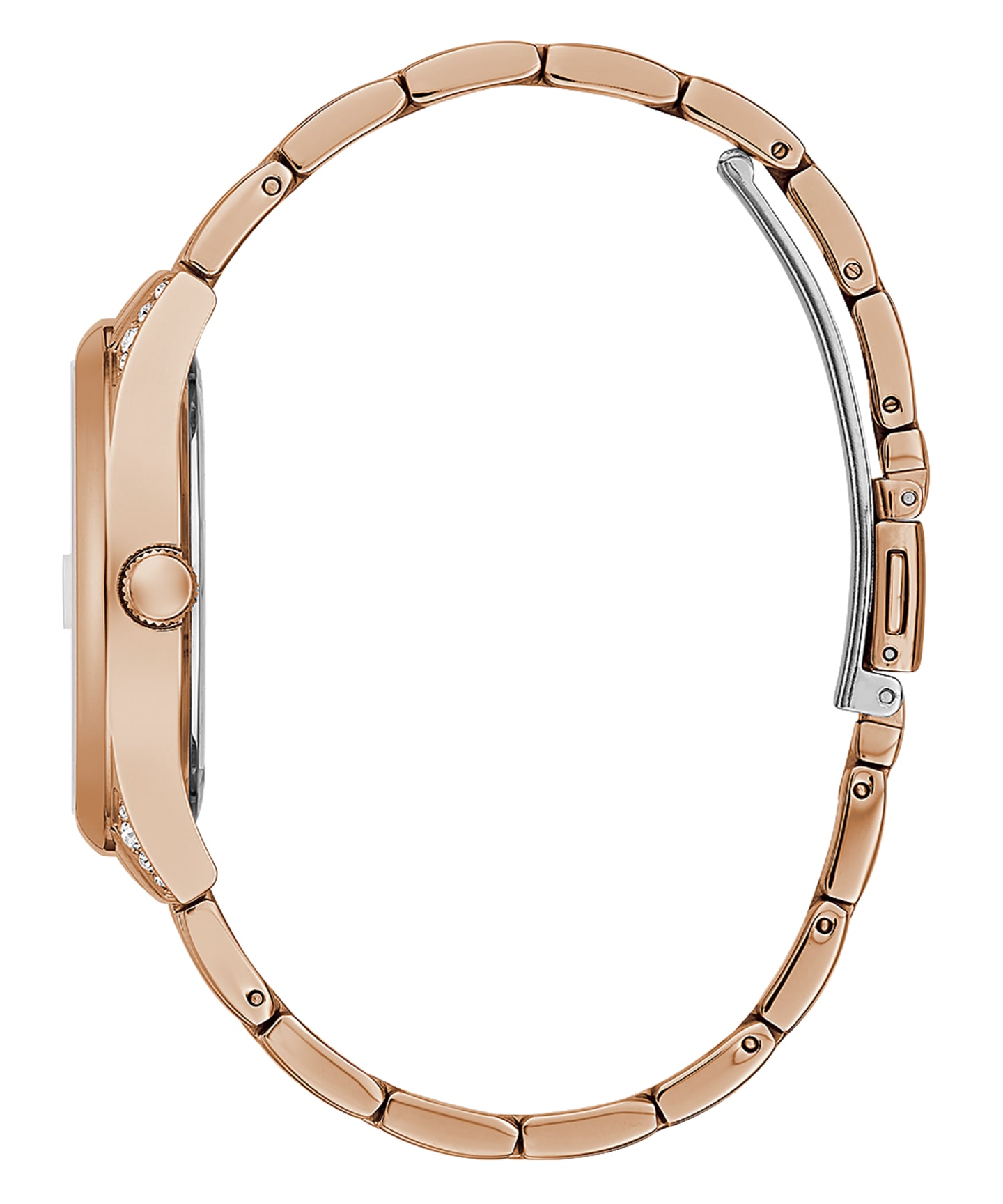 Rose Gold Tone Case Rose Gold Tone Stainless Steel Watch large