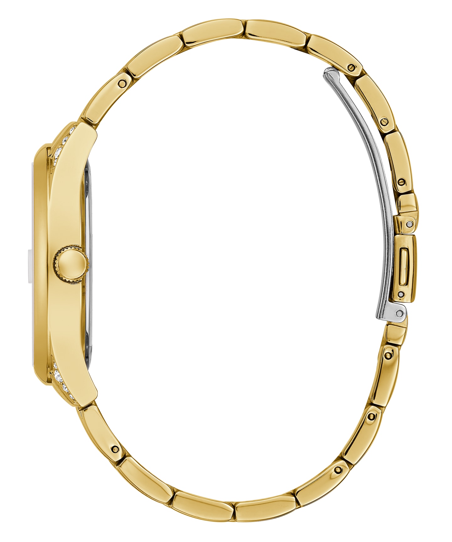 Gold Tone Case Gold Tone Stainless Steel Watch large