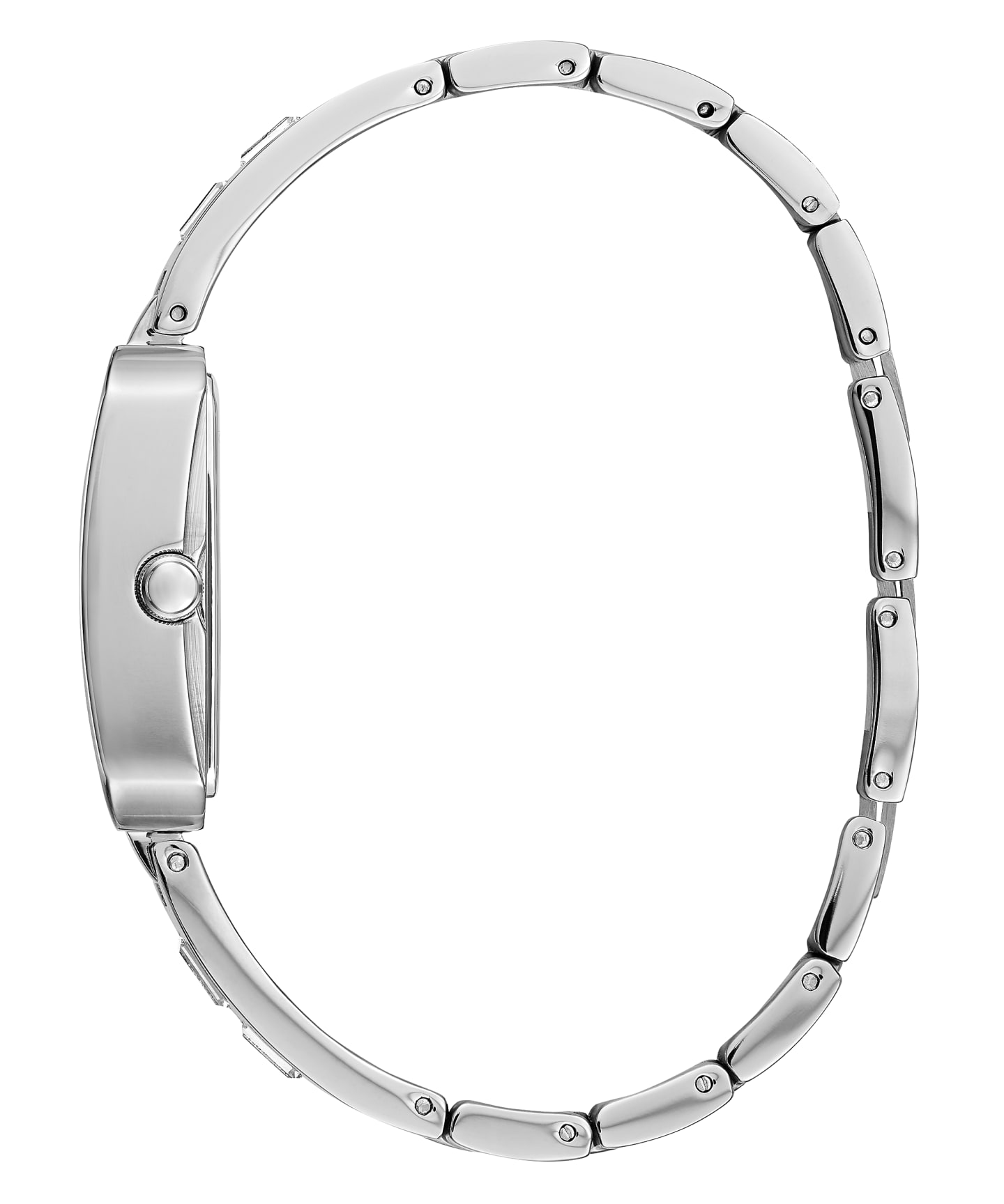 Silver Tone Case Silver Tone Stainless Steel Watch large