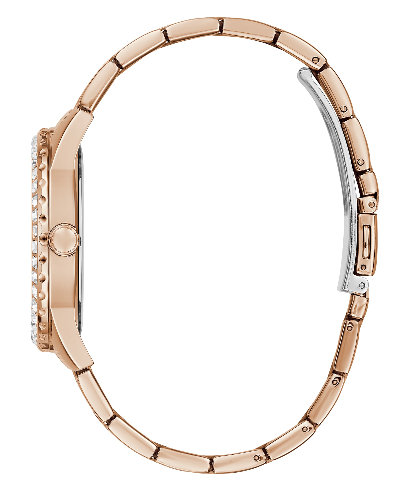 Rose Gold Tone Case Rose Gold Tone Stainless Steel Watch large