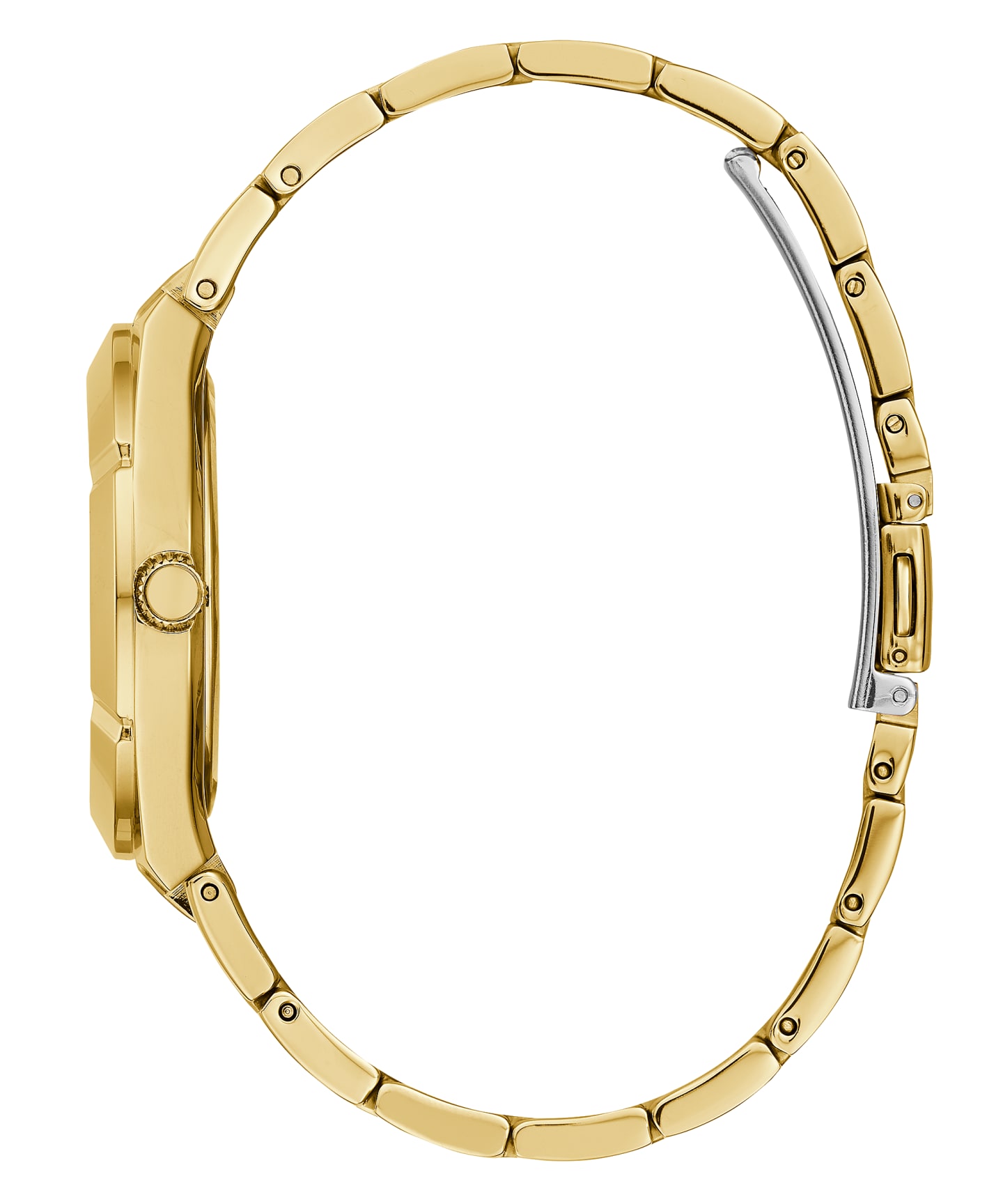 Gold Tone Case Gold Tone Stainless Steel Watch large