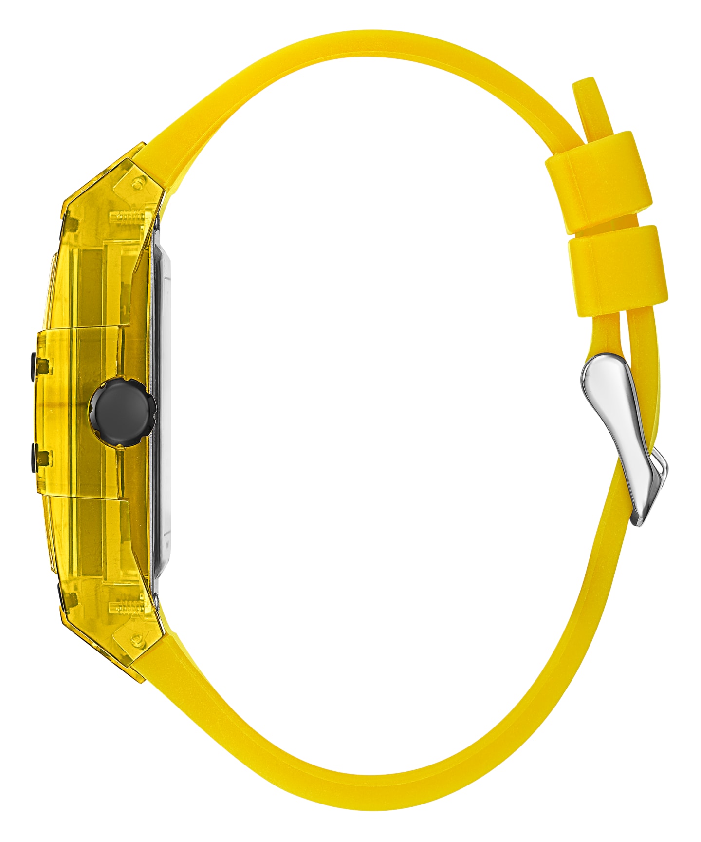 Yellow Case Yellow Silicone Watch large