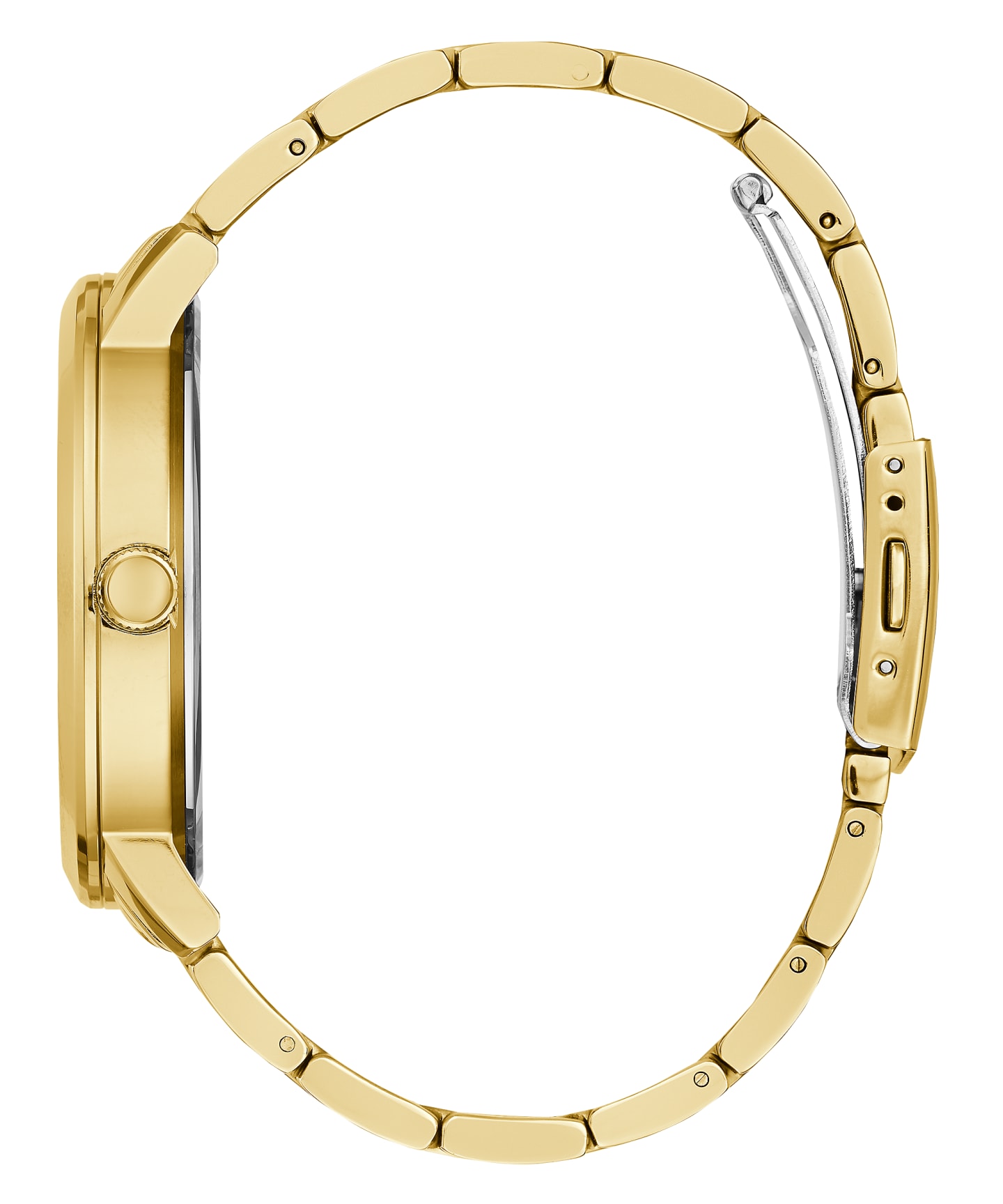 Gold Tone Case Gold Tone Stainless Steel Watch large