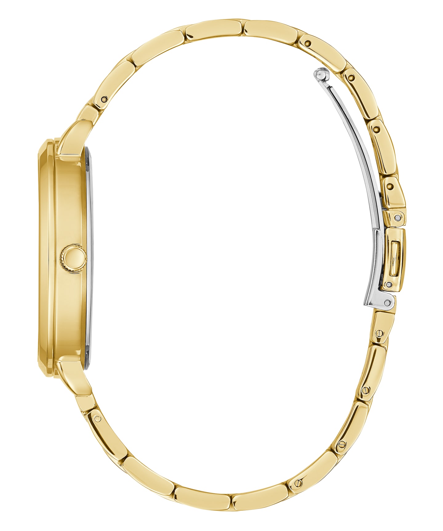 Gold Tone Case Gold Tone Stainless Steel Watch large