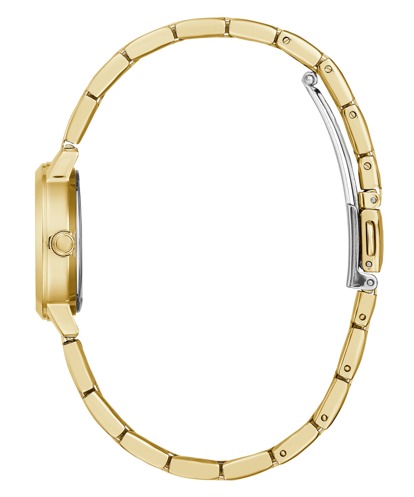 Gold Tone Case Gold Tone Stainless Steel Watch large