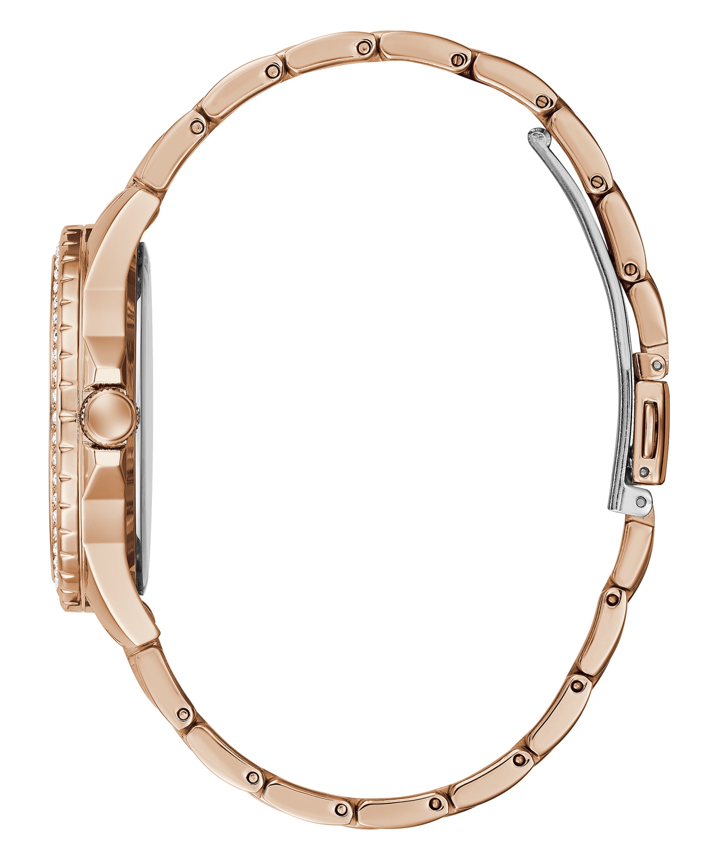 Rose Gold Tone Case Rose Gold Tone Stainless Steel Watch large