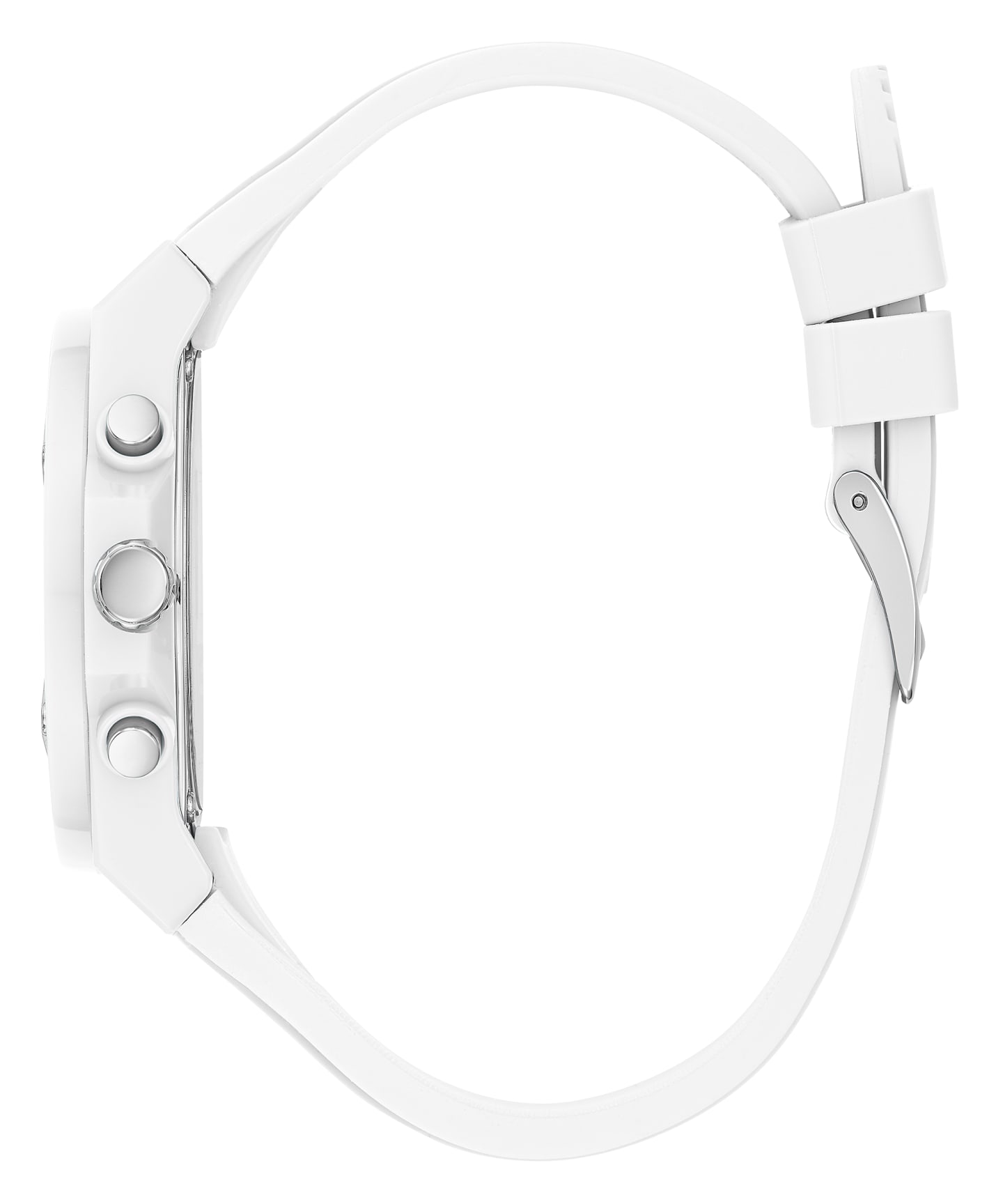 White Case White Silicone Watch large