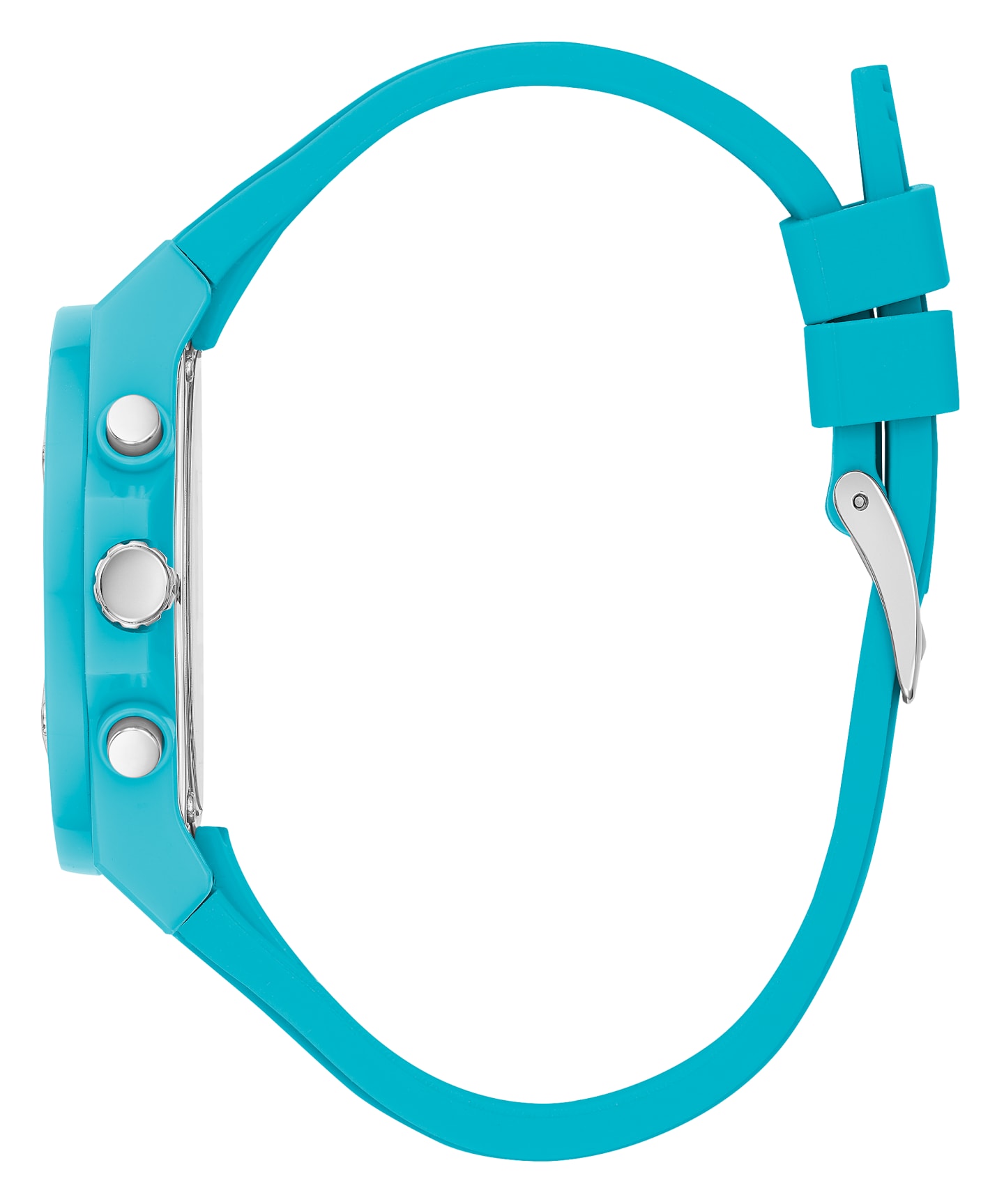 Case Turquoise Silicone Watch large
