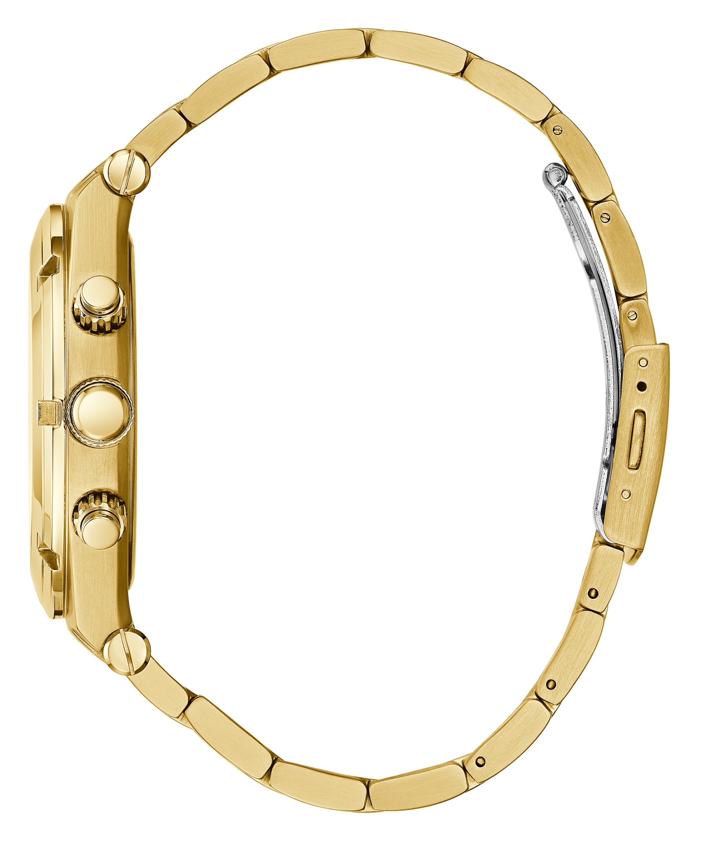 Gold Tone Case Gold Tone Stainless Steel Watch large