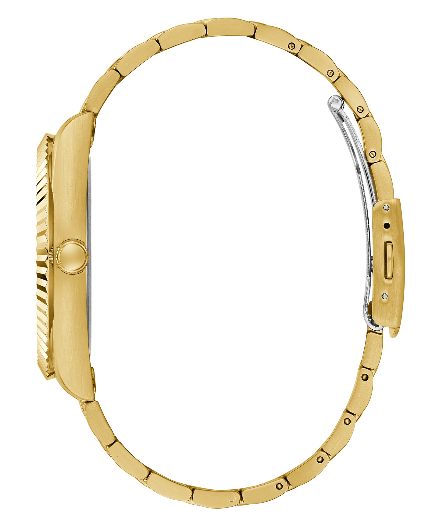 Gold Tone Case Gold Tone Stainless Steel Watch large