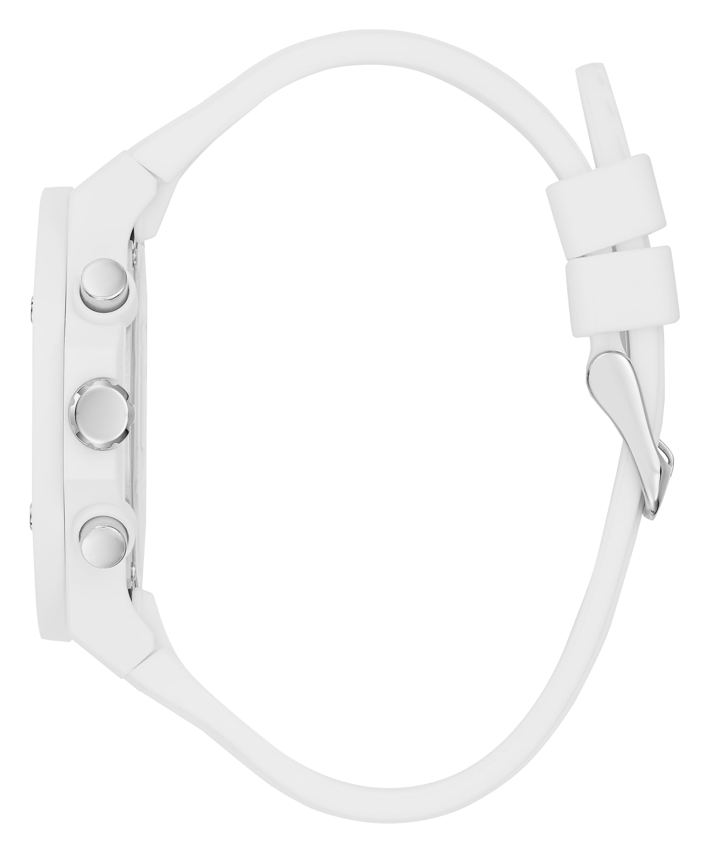 White Case White Silicone Watch large