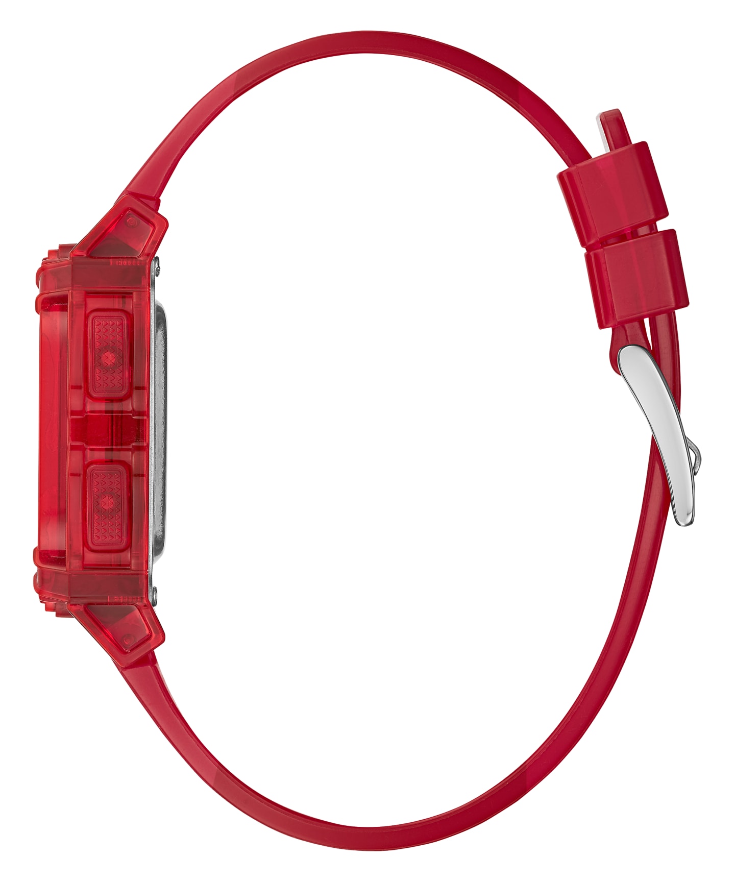 Red Case Red PU Watch large