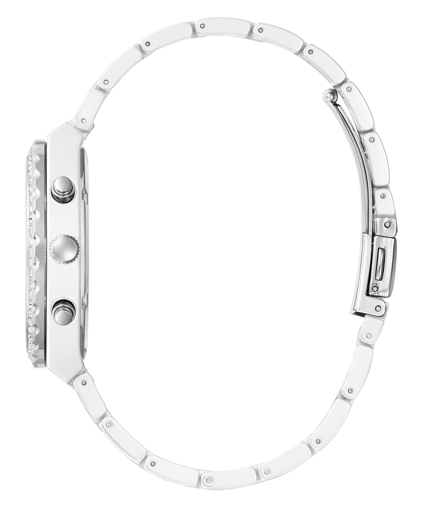 White Case White Ceramic Watch large