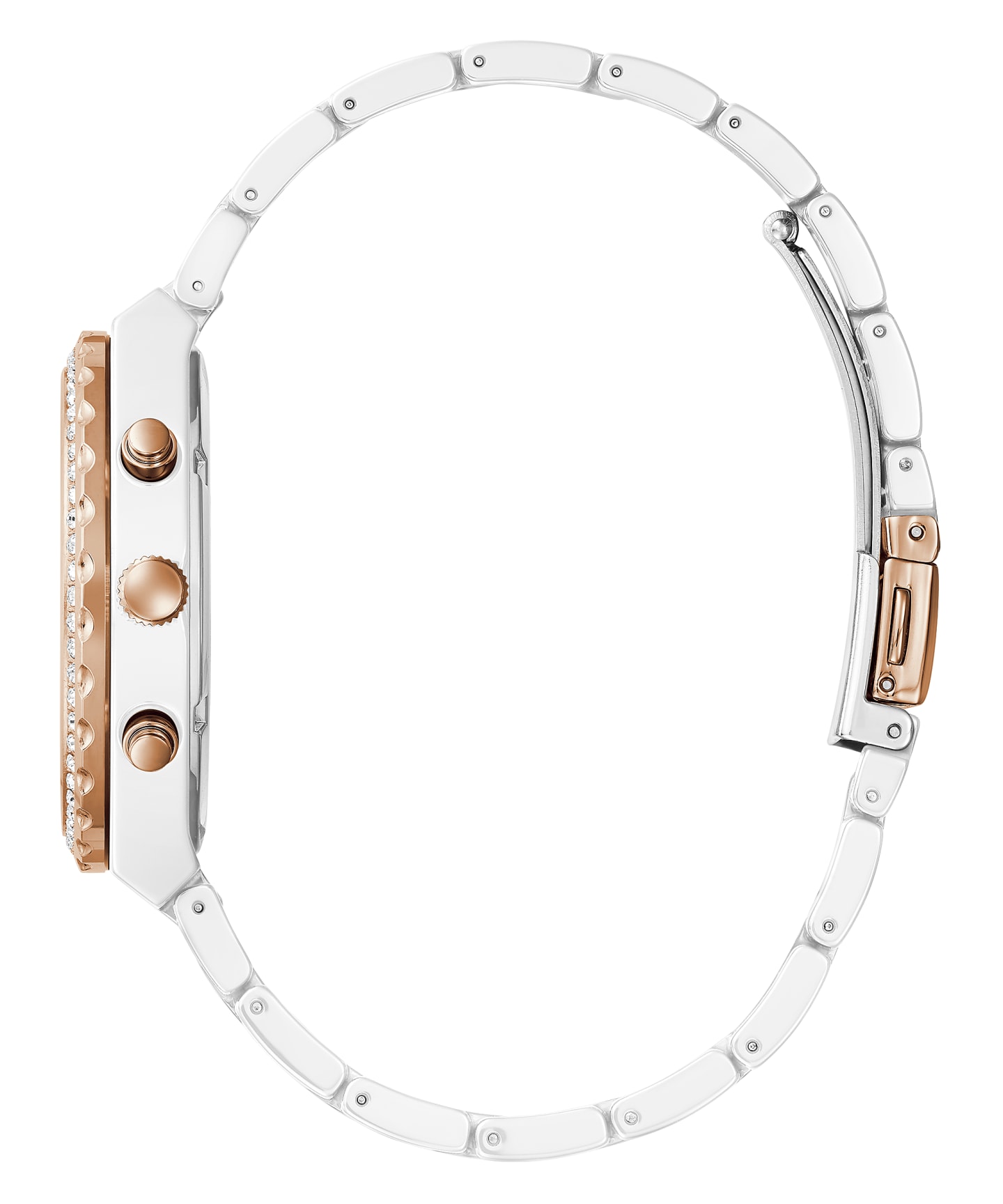 White Case White Ceramic Watch large