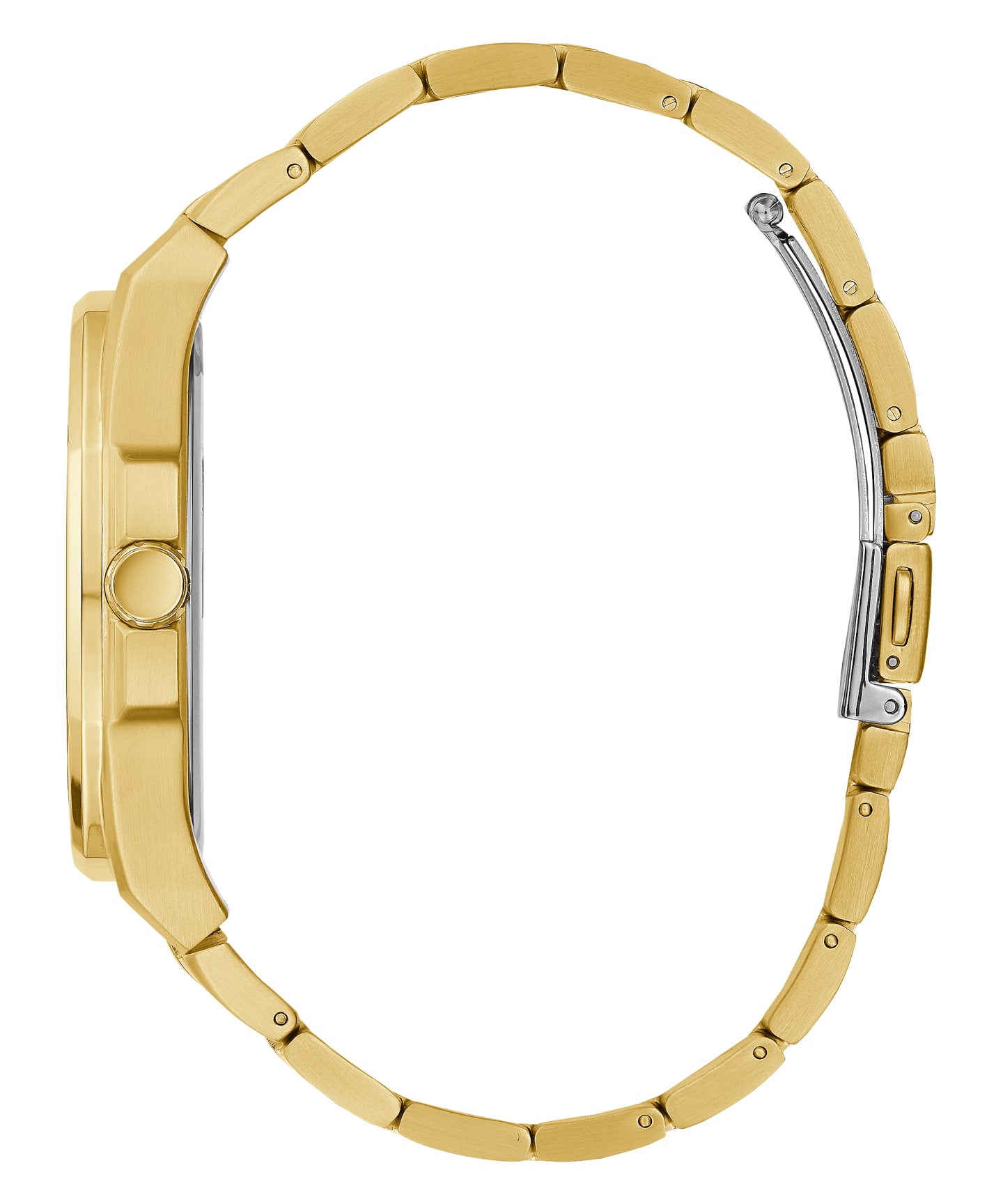 Gold Tone Case Gold Tone Stainless Steel Watch large