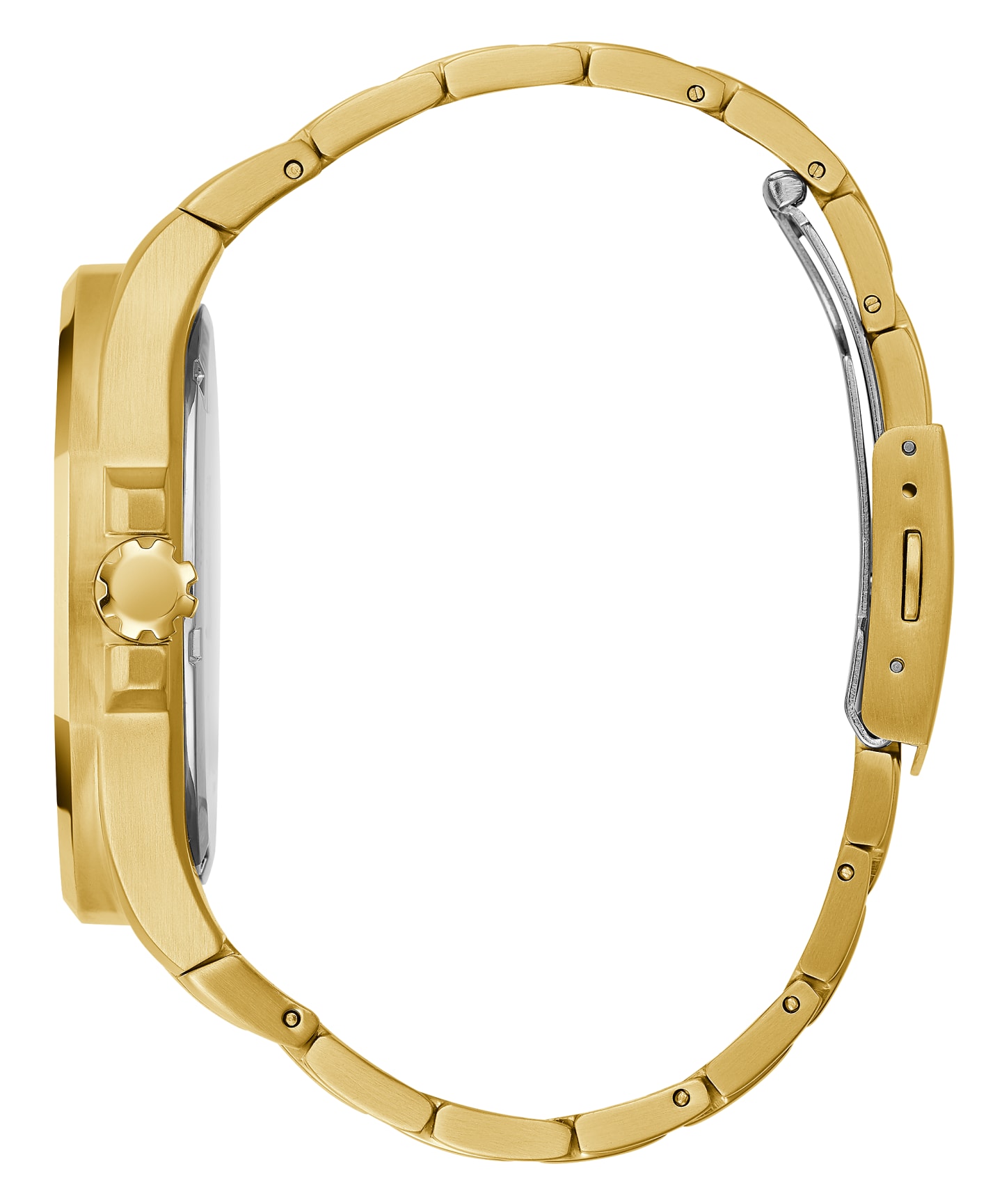 Gold Tone Case Gold Tone Stainless Steel Watch large