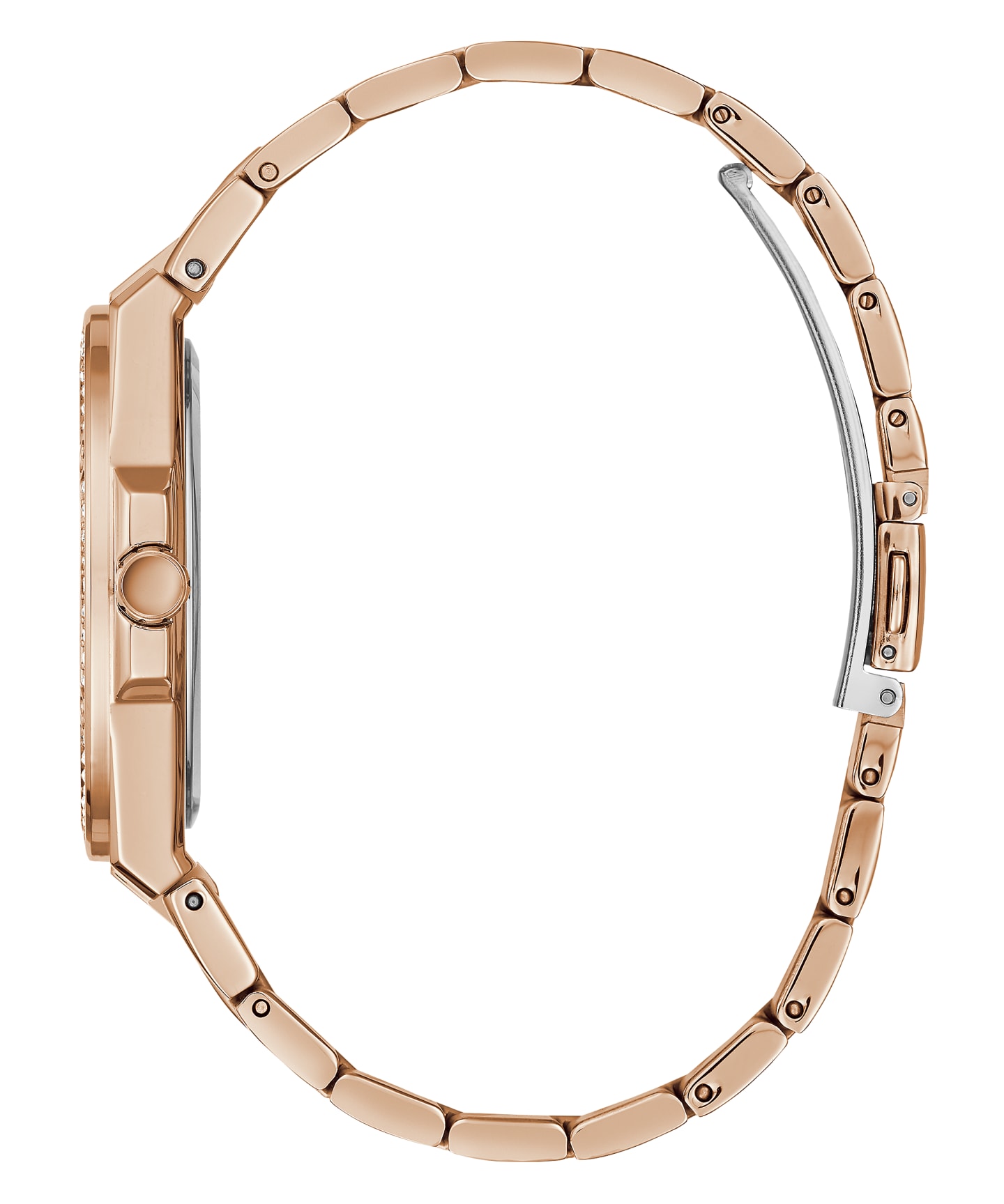 Rose Gold Tone Case Rose Gold Tone Stainless Steel Watch large