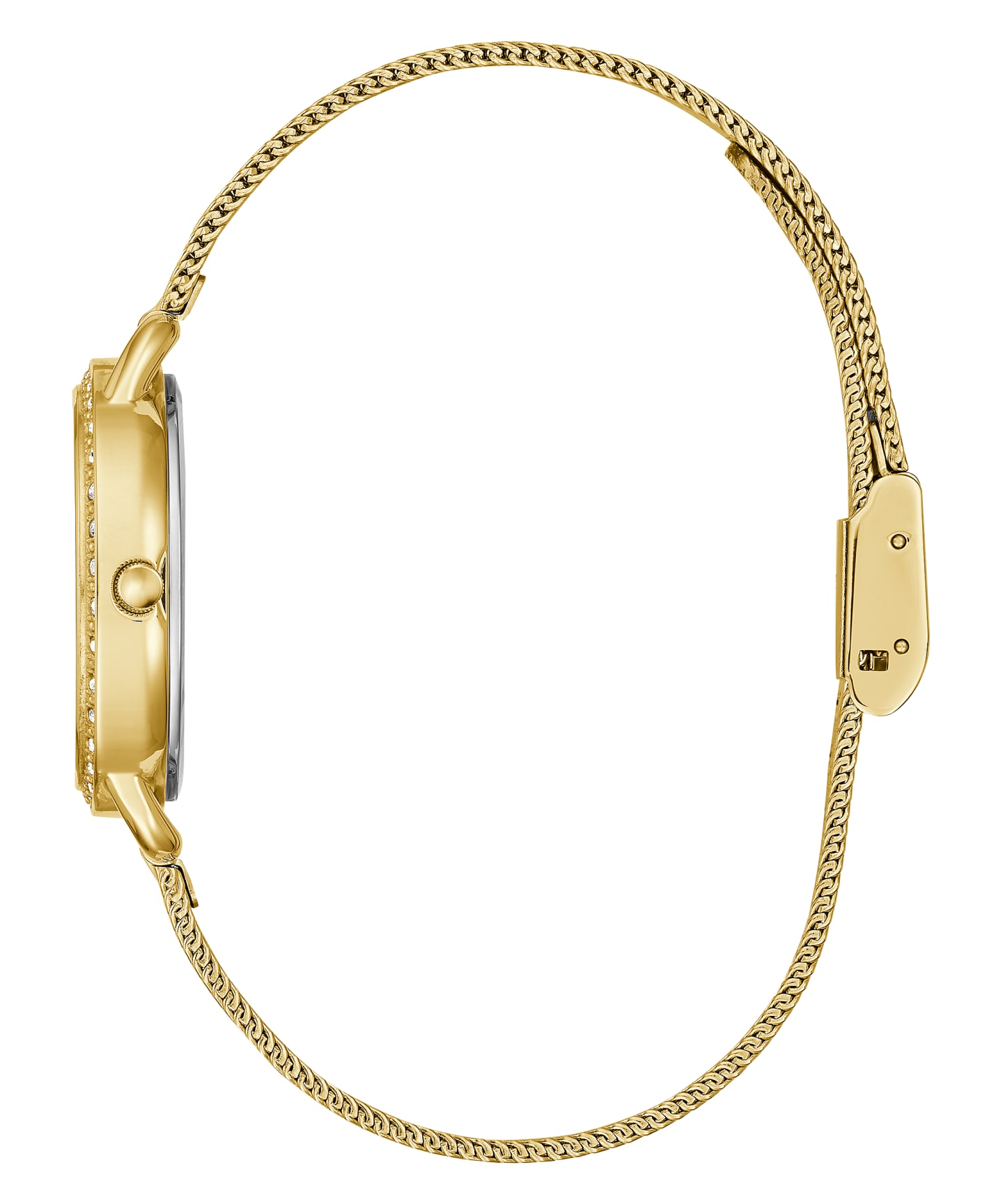 Gold Tone Case Gold Tone Stainless Steel Watch large