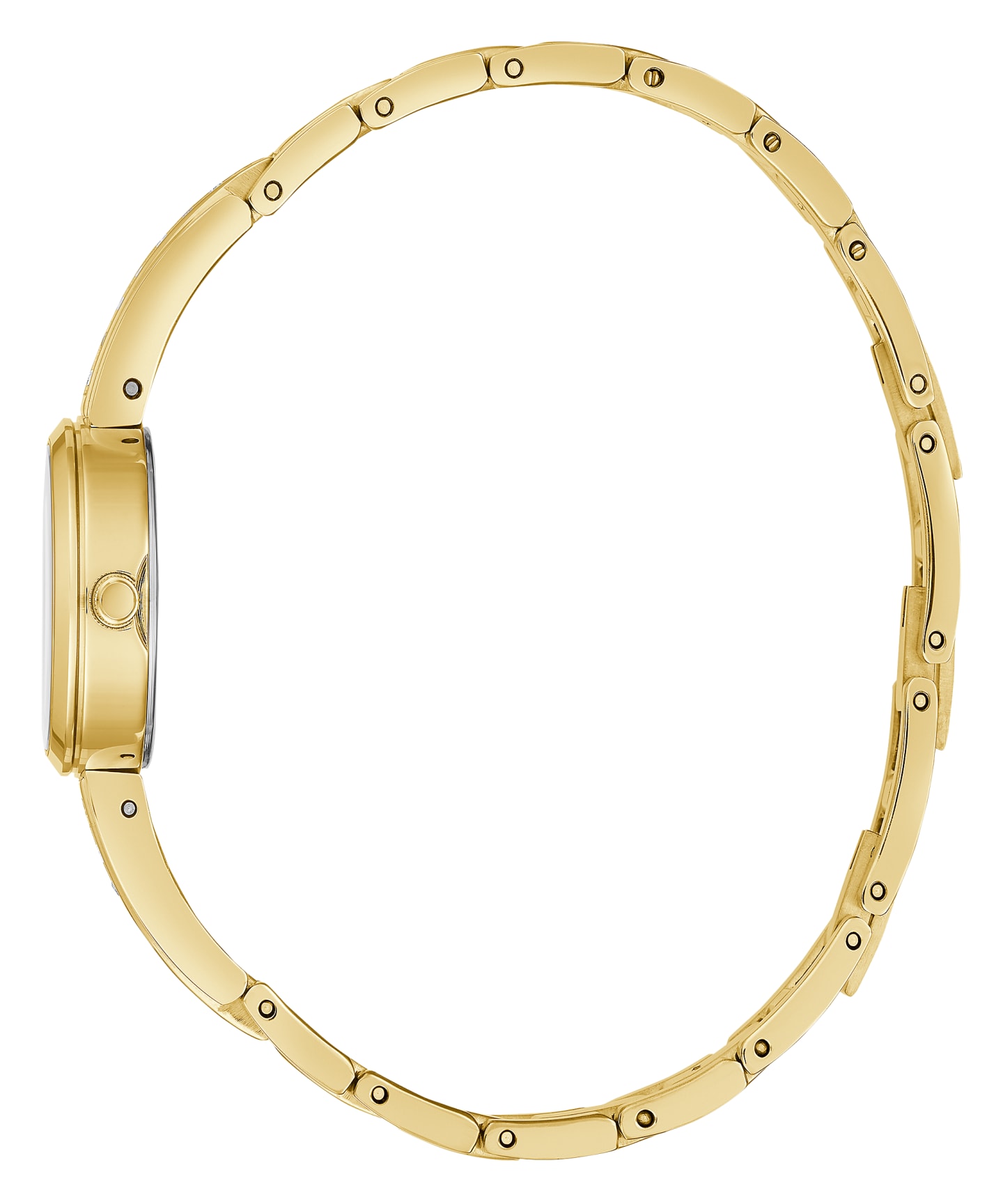 Gold Tone Case Gold Tone Stainless Steel Watch large