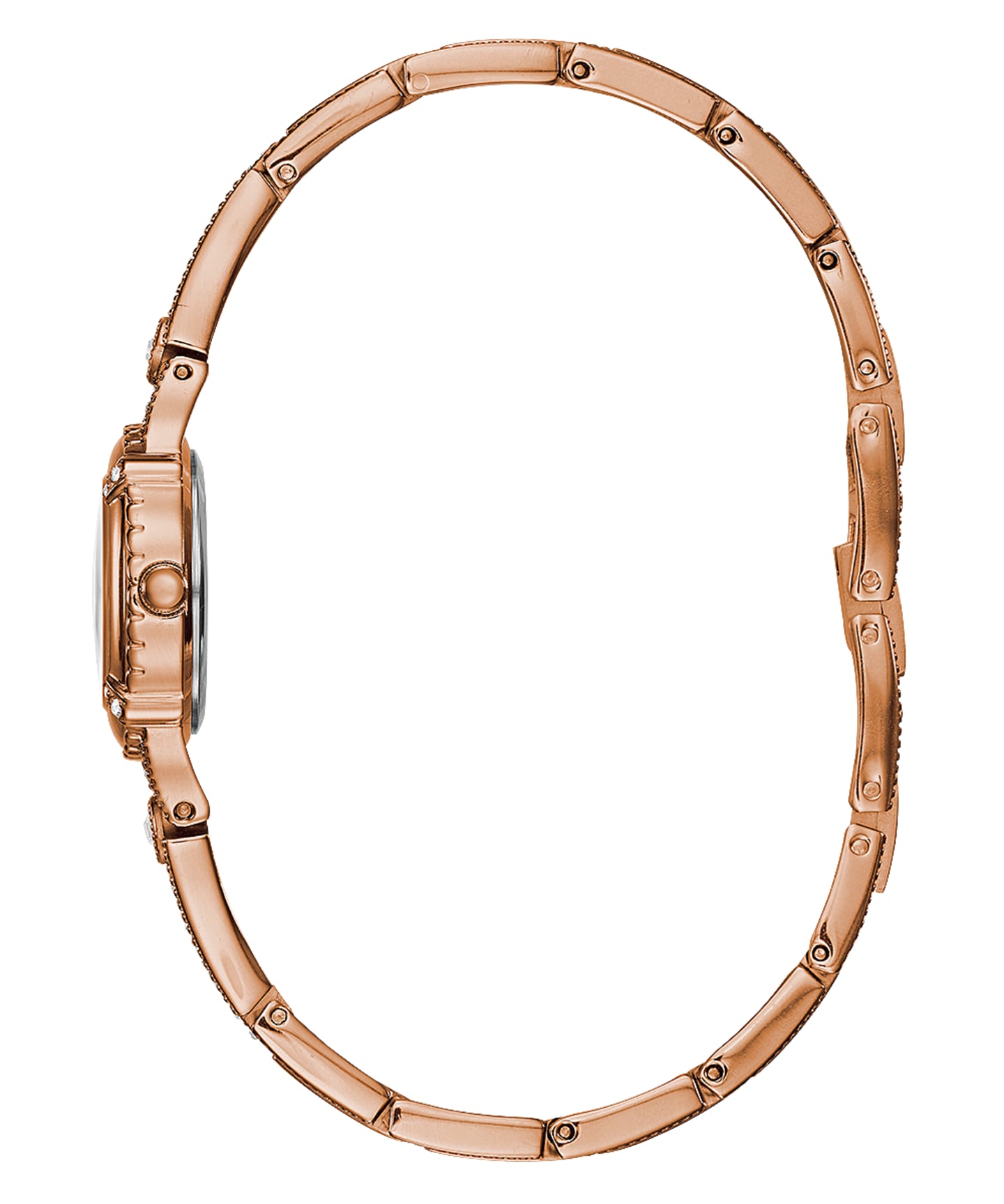 Rose Gold Tone Case Rose Gold Tone Stainless Steel Watch large