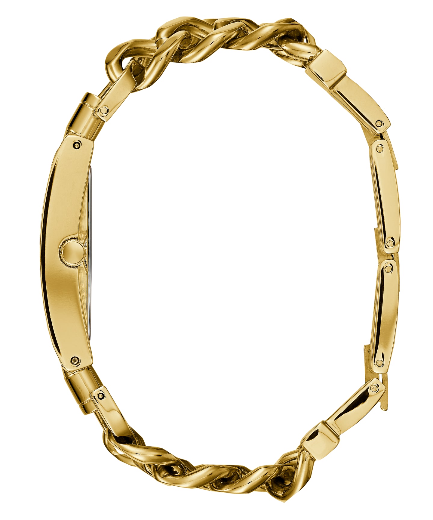 Gold Tone Case Gold Tone Stainless Steel Watch large