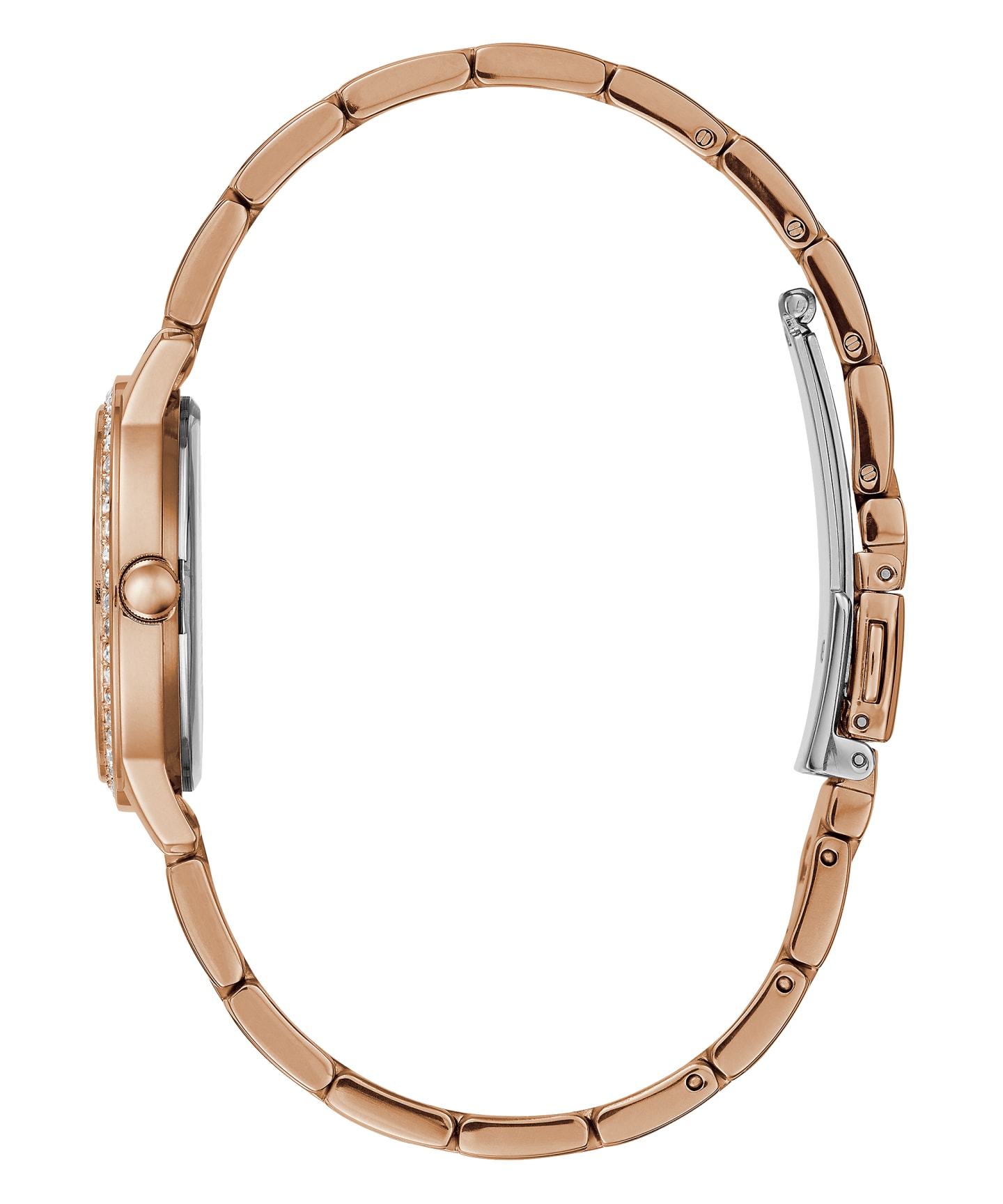 Rose Gold Tone Case Rose Gold Tone Stainless Steel Watch large