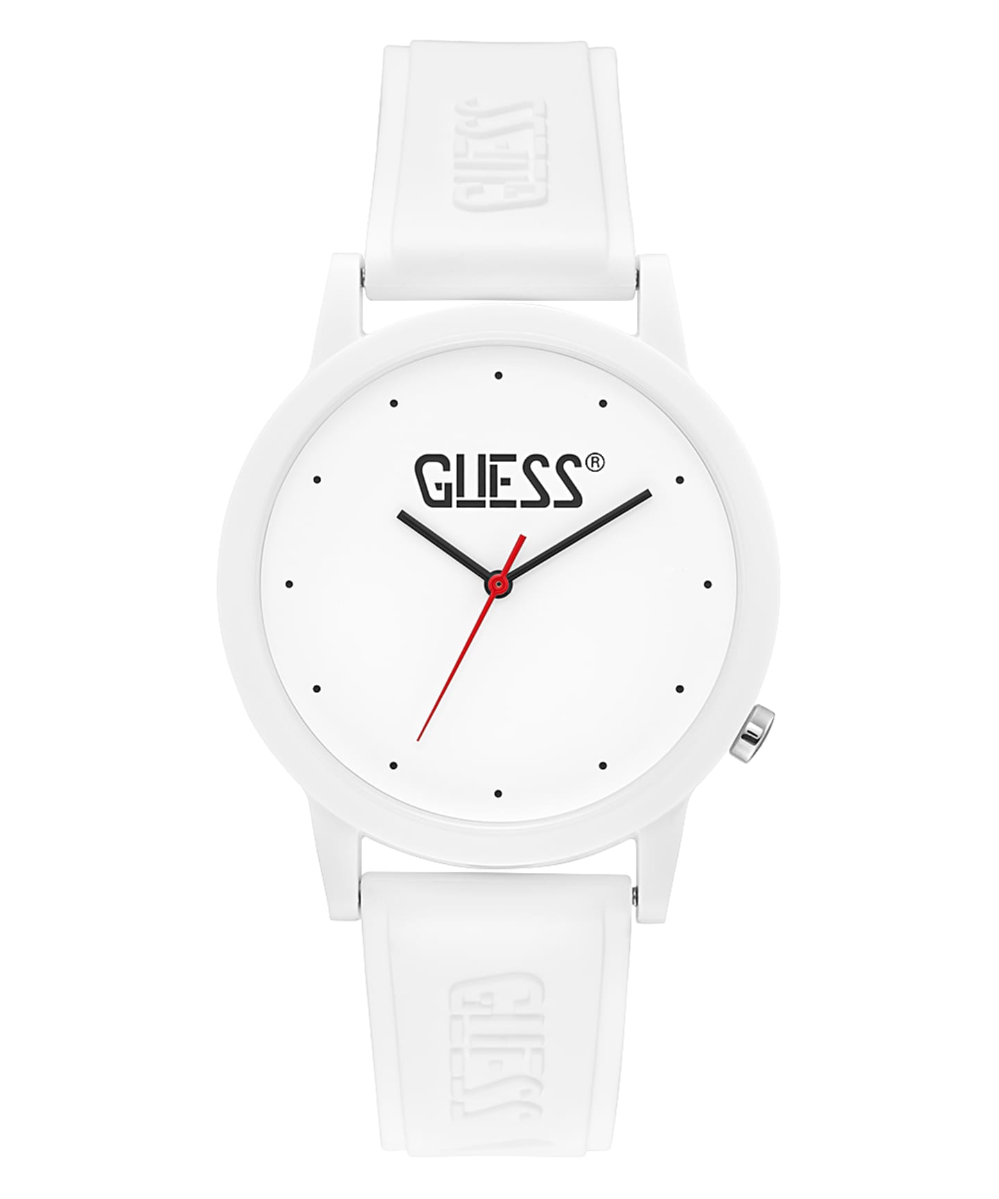 White Case White Silicone Watch large