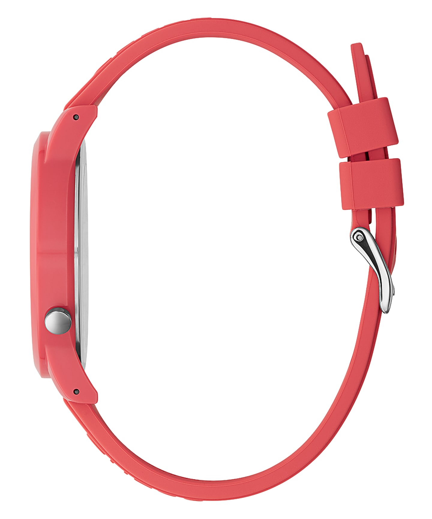 Pink Case Pink Silicone Watch large
