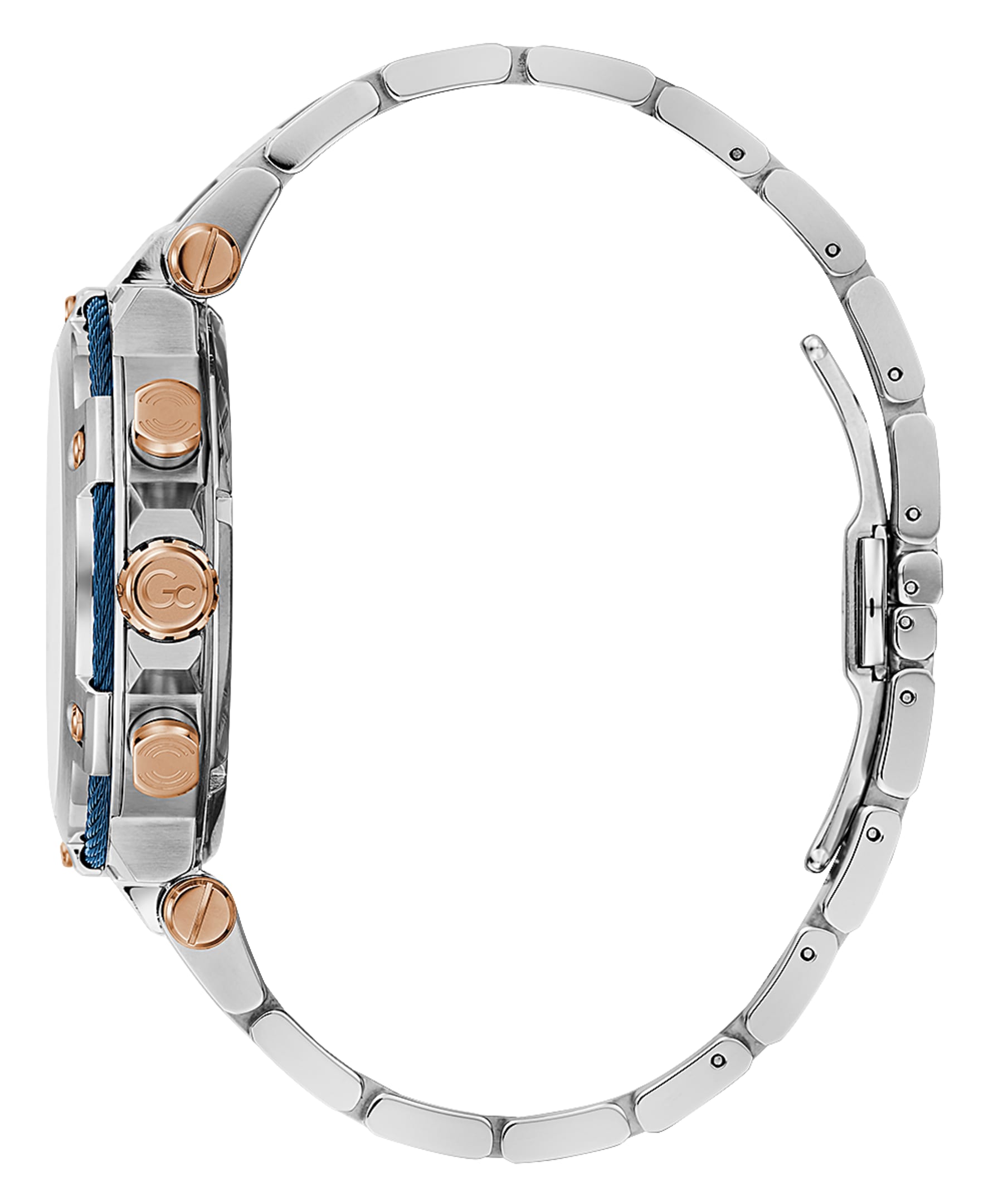 Gc Urbancode Silver Rose Gold Mens Watch Gc Watches