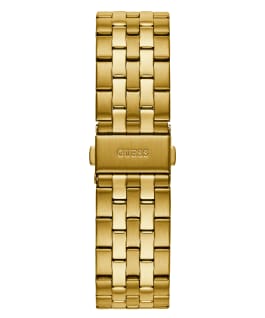 Gold Tone Case Gold Tone Stainless Steel Watch  large
