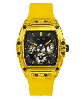Yellow Case Yellow Silicone Watch  large