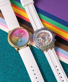 Pride Limited Edition Glitz Silicone Watch  large