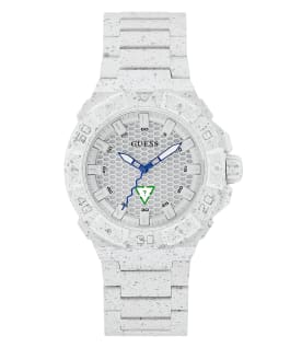 Eco-Friendly &#35;Tide Ocean Plastic 42mm White Watch  large