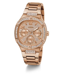 Rose Gold Tone Case Rose Gold Tone Stainless Steel Watch  large