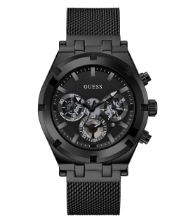 Black Case Black Mesh Watch  large