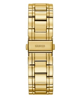 Gold Tone Case Gold Tone Stainless Steel Watch  large