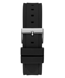 2-Tone Case Black Silicone Watch  large