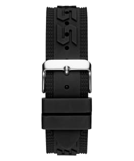 Black Case Black Silicone Watch  large