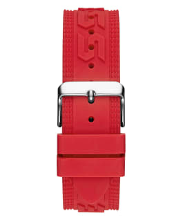 Red Case Red Silicone Watch  large